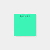 Turquoise/Green Post-it® Notes (Voorkant)