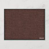 Turquoise Groen Bruin Vogels Tafelnummer Kaart (Achterkant)