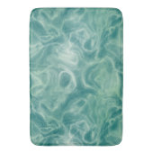 Turquoise Groen Marmer Abstract Badmat (Voorkant Verticaal)