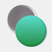 Turquoise Groen Ombre Magneet (Voorkant / Achterkant)