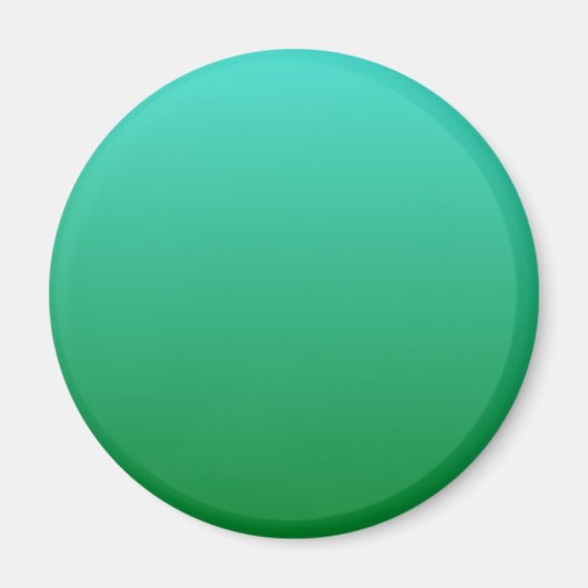 Turquoise Groen Ombre Magneet (Voorkant)