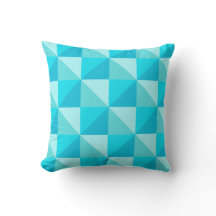 Turquoise Groen Optische Illusie Quilt patroon