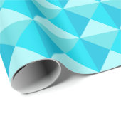 Turquoise groen Quiltpatroon Cadeaupapier (Rol Hoek)