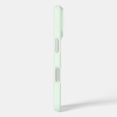 Turquoise Groen Zacht Bord Wit Pastel Effen Kleur Case-Mate iPhone Case (Achterkant / Rechts)