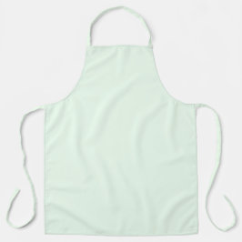 Turquoise Groen Zacht Bord Wit Pastel Effen Kleur Schort