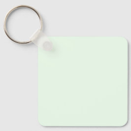Turquoise Groen Zacht Bord Wit Pastel Effen Kleur Sleutelhanger