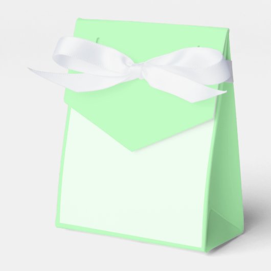 Turquoise Groen Zachte Bleke Witte Pastel Effen Kl Bedankdoosjes (Voorkant Zijde)