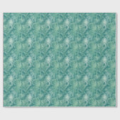 Turquoise Groene Abstract Cadeaupapier (Vlak)