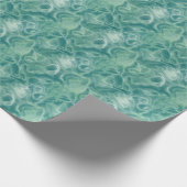 Turquoise Groene Abstract Cadeaupapier (Hoek)