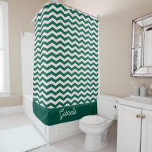 Turquoise groene Chevron zigzag streeppatroon