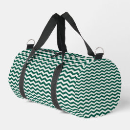 Turquoise groene Chevron zigzag streeppatroon Plunjezak