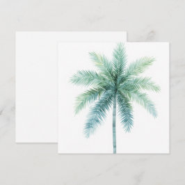 Turquoise Groene Palmboom