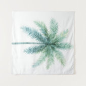 Turquoise Groene Palmboom Wandkleed (Voorkant (horizontaal))