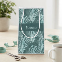Turquoise groene waterverftechniek tropisch blad m