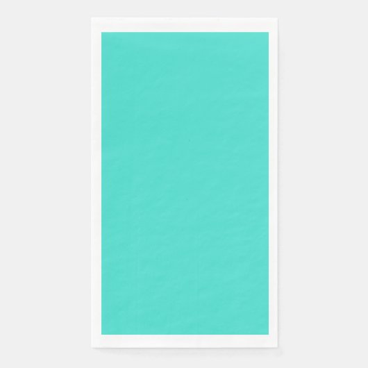 Turquoise Guest Paper Napkin Servet (Voorkant)