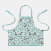 Turquoise Happy Easter Bunny en eieren Schort (Voorkant)