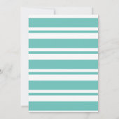 Turquoise Hart Eindelijk Thuis Adoptieaankondiging Aankondiging (Achterkant)