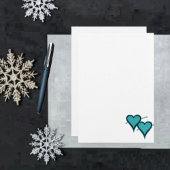 Turquoise Hart & Pijl Briefpapier