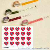 Turquoise Hart & Pijl Hart Sticker