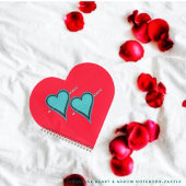 Turquoise Hart & Pijl Notitieboek