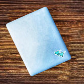 Turquoise Hart & Pijl Sticker