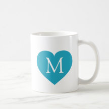 Turquoise hartmonogram