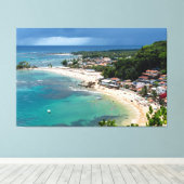 Turquoise Haven of Morro de São Paulo Canvas Afdruk (Insitu (Houten vloer))