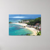 Turquoise Haven of Morro de São Paulo Canvas Afdruk (Voorkant)