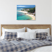 Turquoise Haven of Morro de São Paulo Canvas Afdruk (Insitu (Slaapkamer))