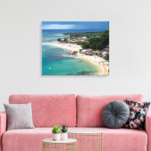 Turquoise Haven of Morro de São Paulo Canvas Afdruk (Insitu (Woonkamer))