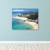 Turquoise Haven of Morro de São Paulo Canvas Afdruk (Insitu (Houten vloer))