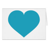 Turquoise Heart (Voorkant Horizontaal)
