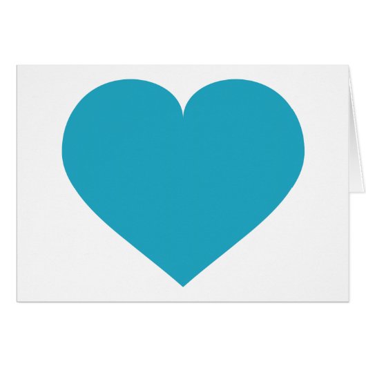 Turquoise Heart (Voorkant Horizontaal)