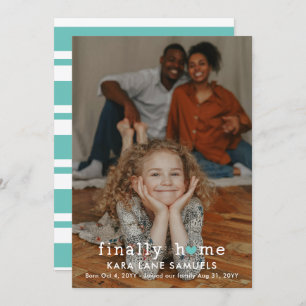 Turquoise Heart, eindelijk mededeling over adoptie Aankondiging