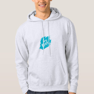 Turquoise Heren Hoodie - Moderne Hoodie