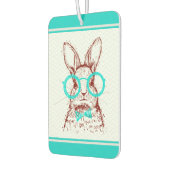Turquoise Hipster Easter Bunny | FEESTDAGEN Luchtverfrisser (Links)