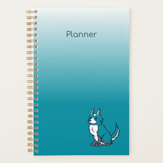 Turquoise Hond Agenda (Voorkant)