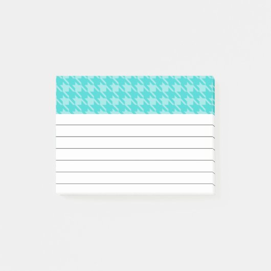 Turquoise Hondentand Post It Notities Post-it® Notes (Voorkant)