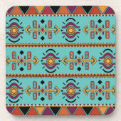 Turquoise Horizon Bier Onderzetter (Voorkant)