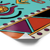Turquoise Horizon Perfect Poster (Hoek)