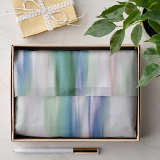 Turquoise horizon tissuepapier (Geschenk)