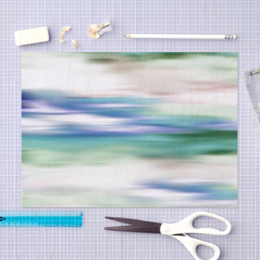 Turquoise horizon tissuepapier (Craft)