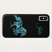 Turquoise Horse Case-Mate iPhone Case (Achterkant (horizontaal))