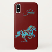 Turquoise Horse Case-Mate iPhone Case (Achterkant)