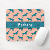 Turquoise Horse Persoonlijk Muismat (Met muis)