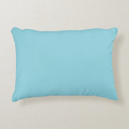 turquoise houten sierkussen accent kussen