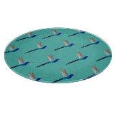 Turquoise Hummingbird Cutting Board Snijplank (Hoek)