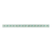 Turquoise Hummingbird Satin Ribbon Satijnen Lint (Voorkant)