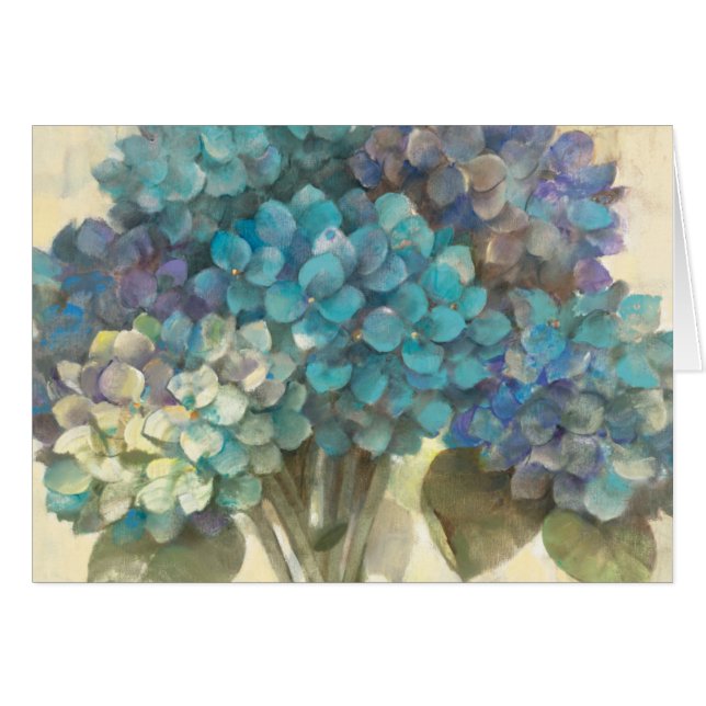Turquoise Hydrangea (Voorkant Horizontaal)