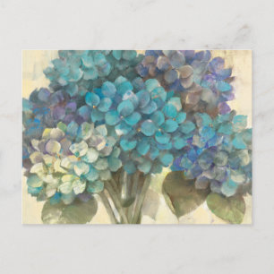 Turquoise Hydrangea Briefkaart